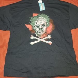 Monster guy with green hair tshirt 2XL